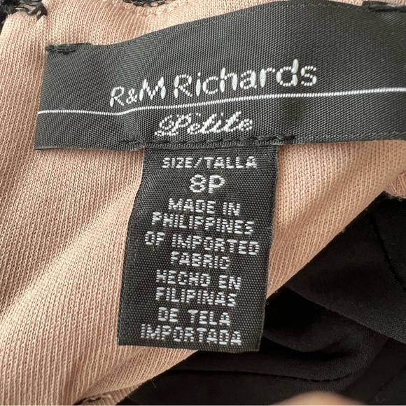 R & M Richards Petite Lace Chiffon Gown - Picture 8 of 8
